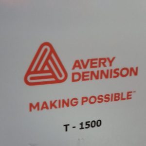 Avery Dennison​®​ T-1000-A Series (T-1500 B-White) Corte e Impresion