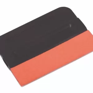Espátula de goma negra con fieltro de gamuza de 10x7 cm