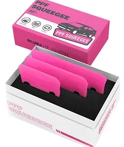 Set de 3 espátulas PPF con diferentes durezas 70/80/90, con caja contenedora