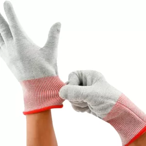 Guantes de fibra de carbono antiestatica. Talle XXL