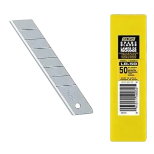 Repuesto de cuchillas estándar de 18 mm, x50 unidades (BN/L)