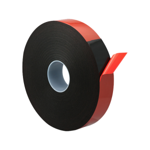 Cinta de espuma negra 20 mm x50 m (liner naranja) 1 mm espesor