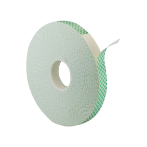 Cinta de espuma blanca 10/20/50 mm x50 m (liner verde) 1 mm espesor